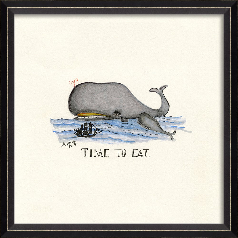 Spicher & Company BC Whale Drawing Time to Eat 16848