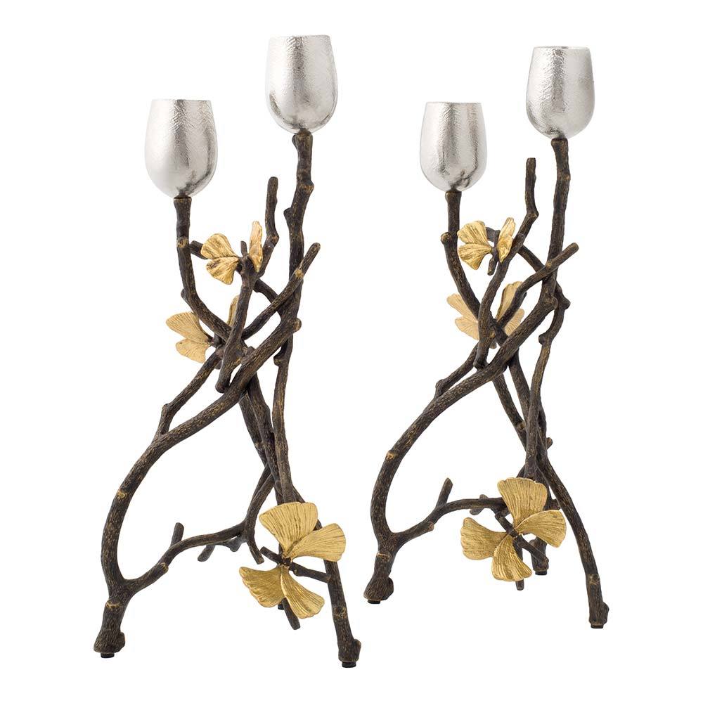 Michael Aram Butterfly Ginkgo Candleholders 175791