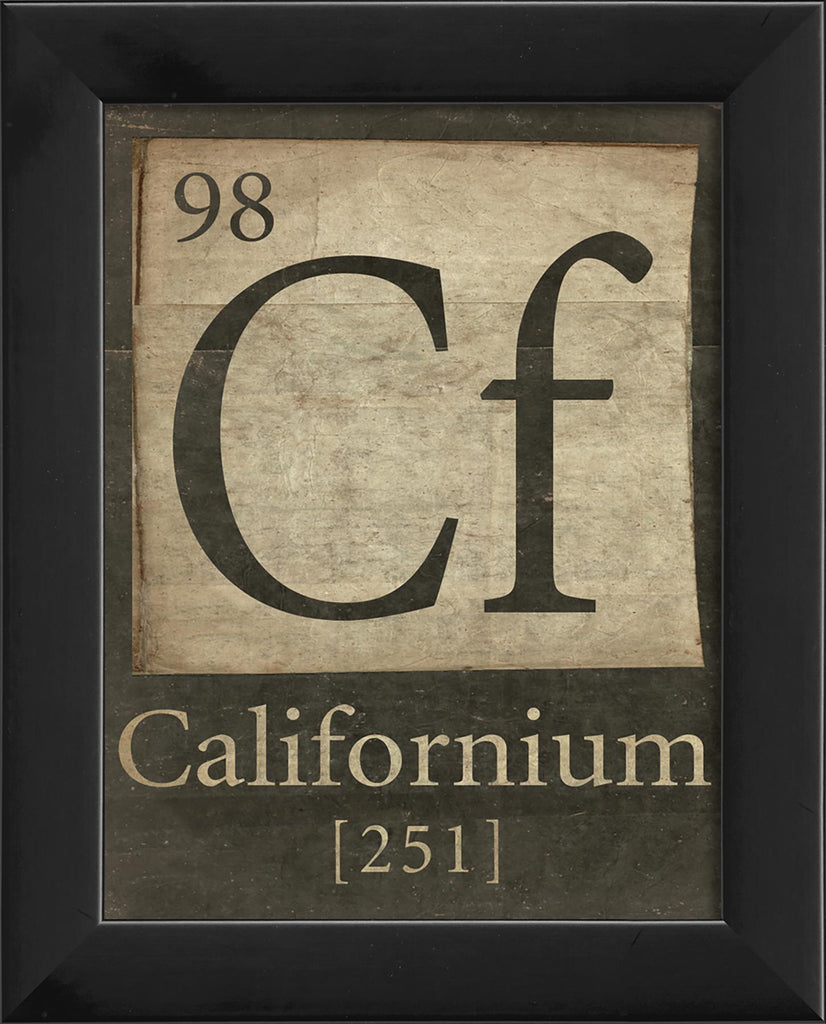 Spicher & Company EB 98-Cf-Californium 18198