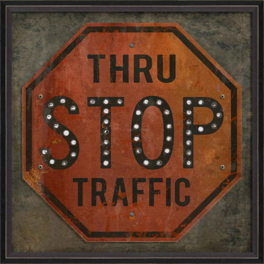 Spicher & Company BC Red Stop Thru Traffic 18732