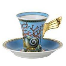 Versace La Mer AD Cup & Saucer 19300-409608-14720