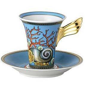 Versace La Mer Coffee Cup & Saucer 19300-409608-14740