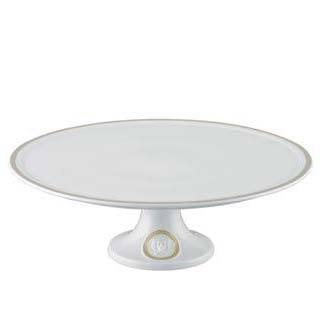 Versace Medusa D'Or Footed Cake Plate 19300-409950-12845