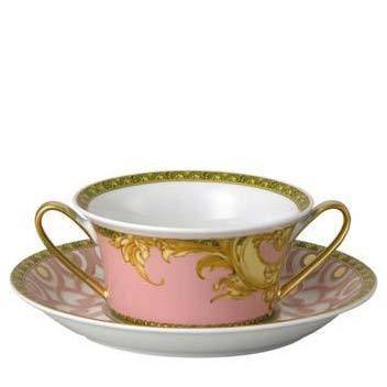 Versace Byzantine Dreams Cream Soup Cup & Saucer 19325-403624-10420