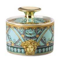 Versace La Scala Del Palazzo Verde Sugar Bowl Covered 19335-403664-14330