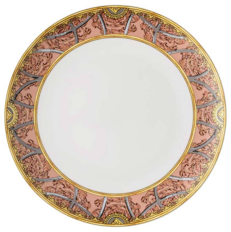 Versace La Scala Del Palazzo Rosa Dinner Plate 19335-403665-10229