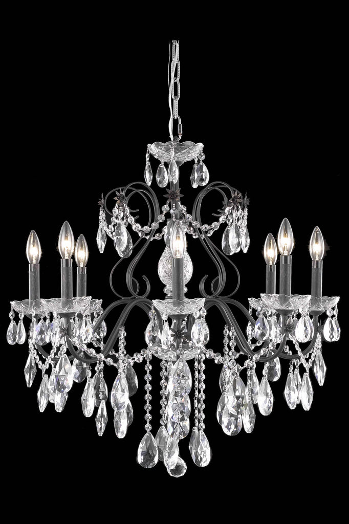 Elegant Lighting Chandelier Royal Cut 2016D26DB/RC