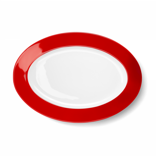 Dibbern Oval Platter Bright Red (33cm) 2022100018