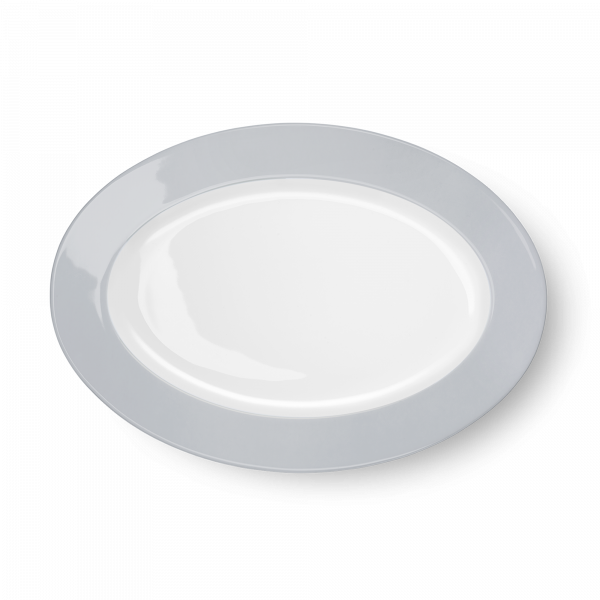 Dibbern Oval Platter Light Grey (33cm) 2022100050