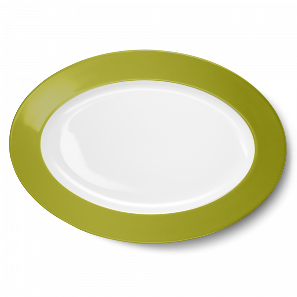 Dibbern Oval Platter Olive Green (36cm) 2022300043