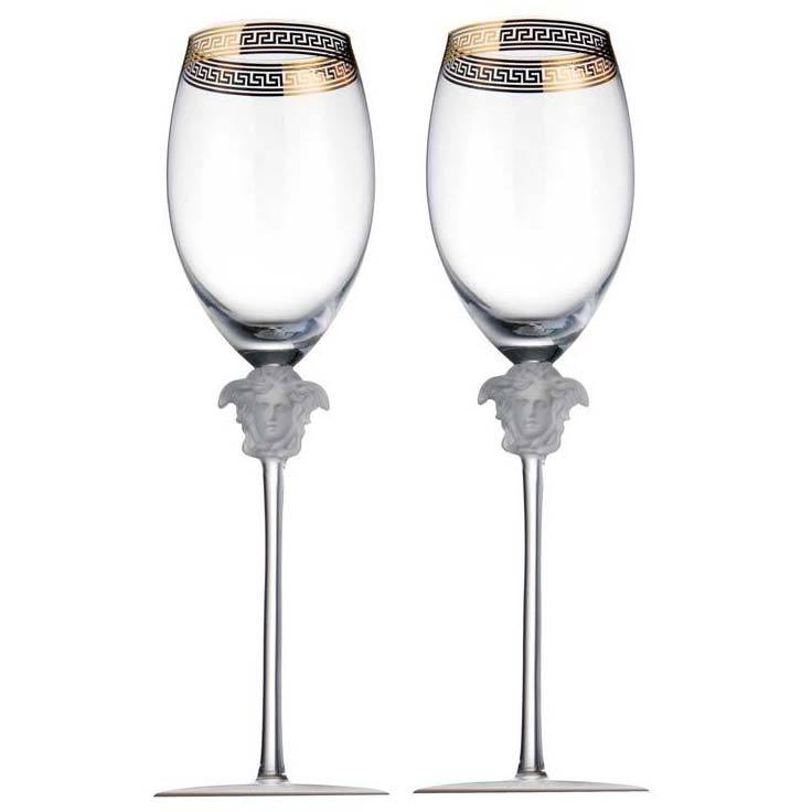 Versace Medusa D'Or Red Wine Set Of Two 20665-110300-48802