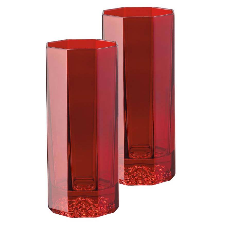 Versace Medusa Lumiere Red Longdrink Set Of Two 20665-321507-48874