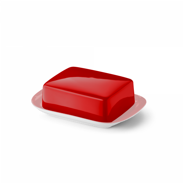Dibbern Upper part of butter dish Bright Red 2091200018