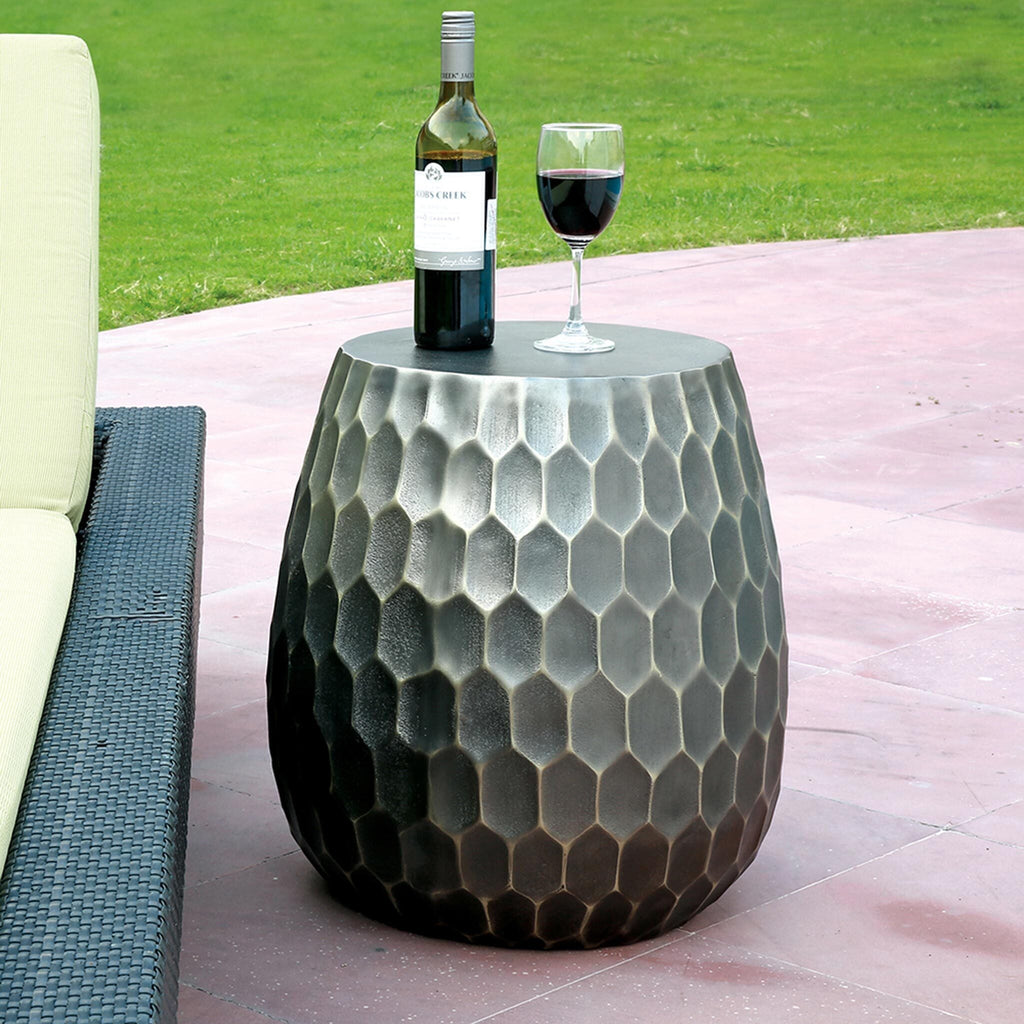 SPI Honeycomb Pattern Garden Stool 21039