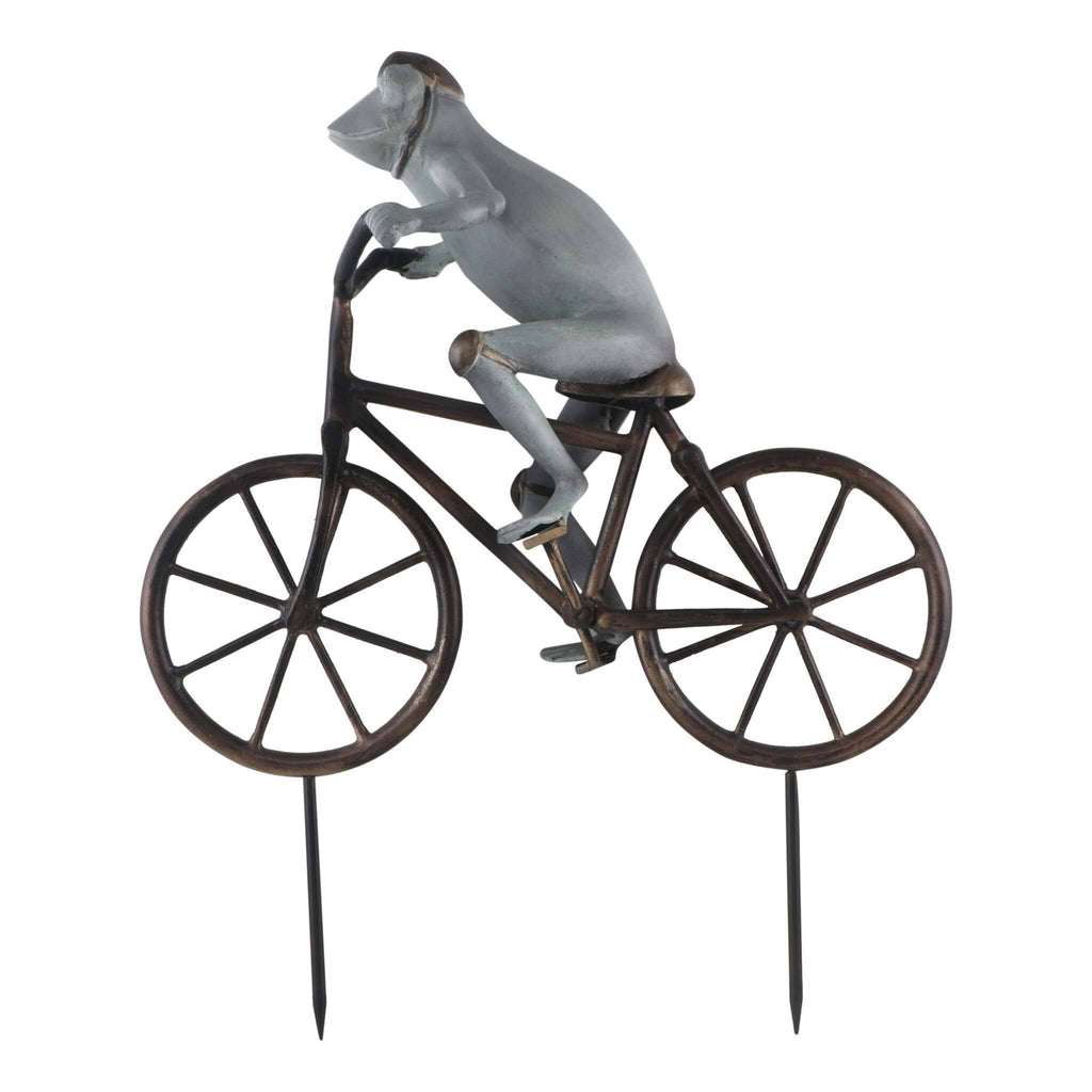 SPI Frog On Bicycle Garden 21102