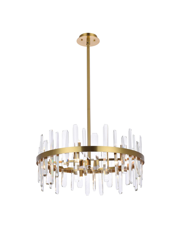 Elegant Lighting Pendant Light 2200D25SG
