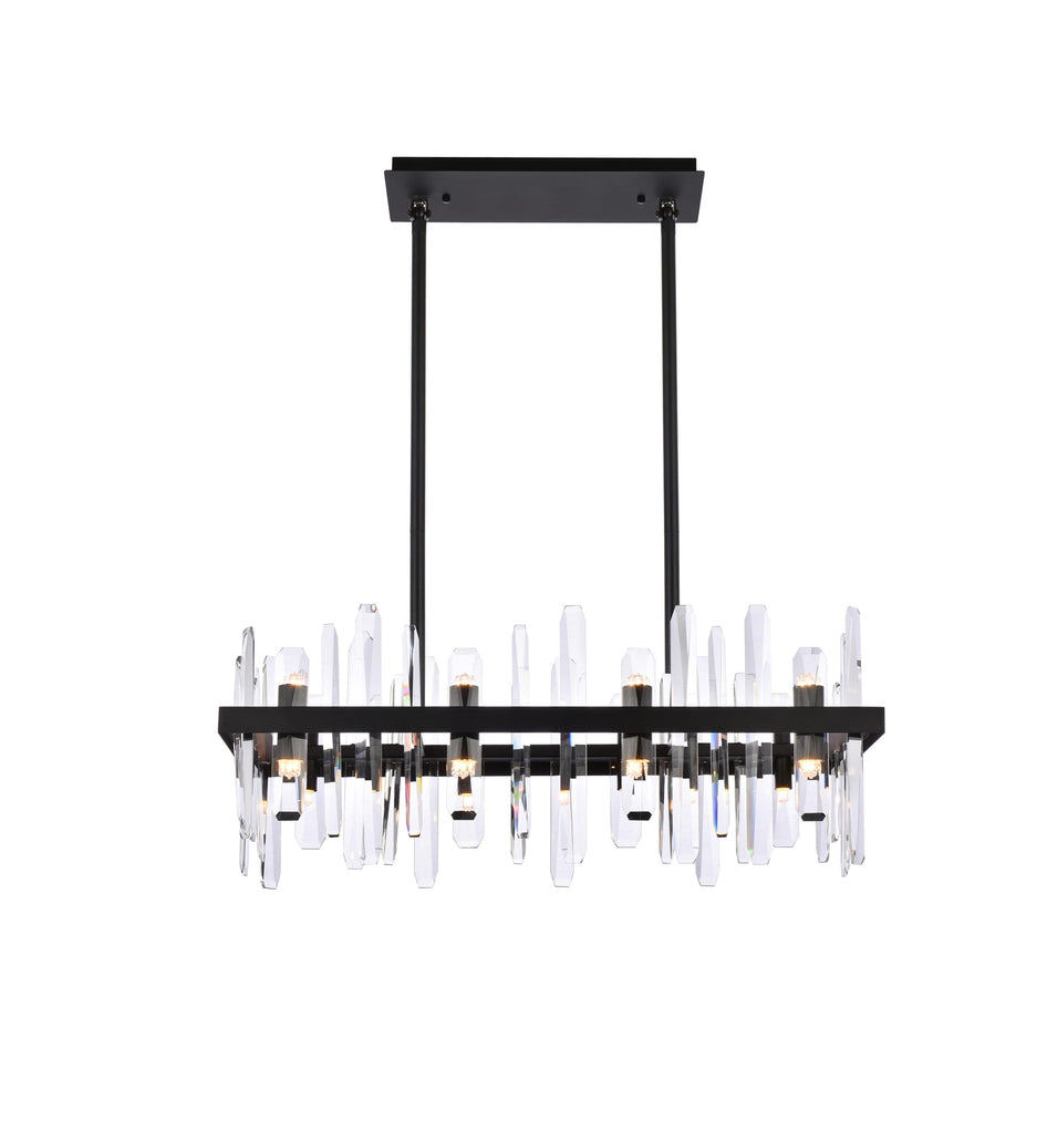 Elegant Lighting Chandelier 2200G30BK