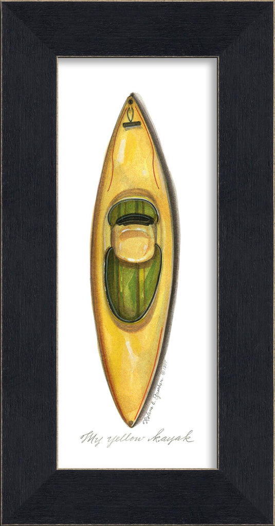 Spicher & Company MI Yellow Kayak 22216