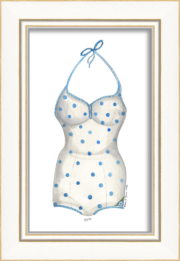 Spicher & Company KI Swimsuit Blue Polkadot 22310