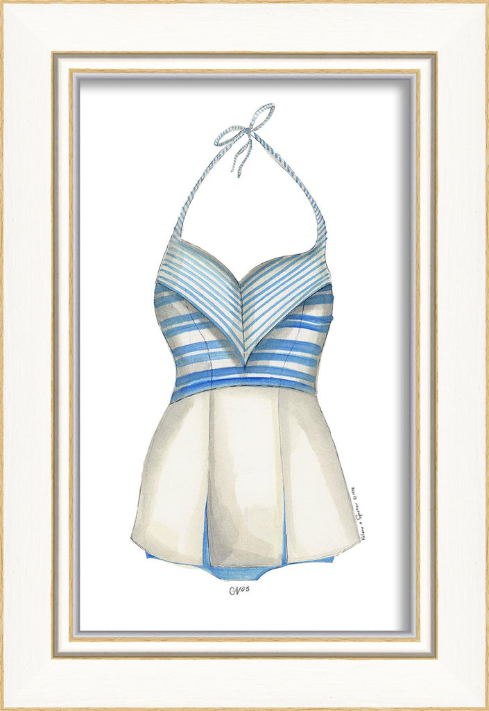 Spicher & Company KI Swimsuit Blue Stripes 22311