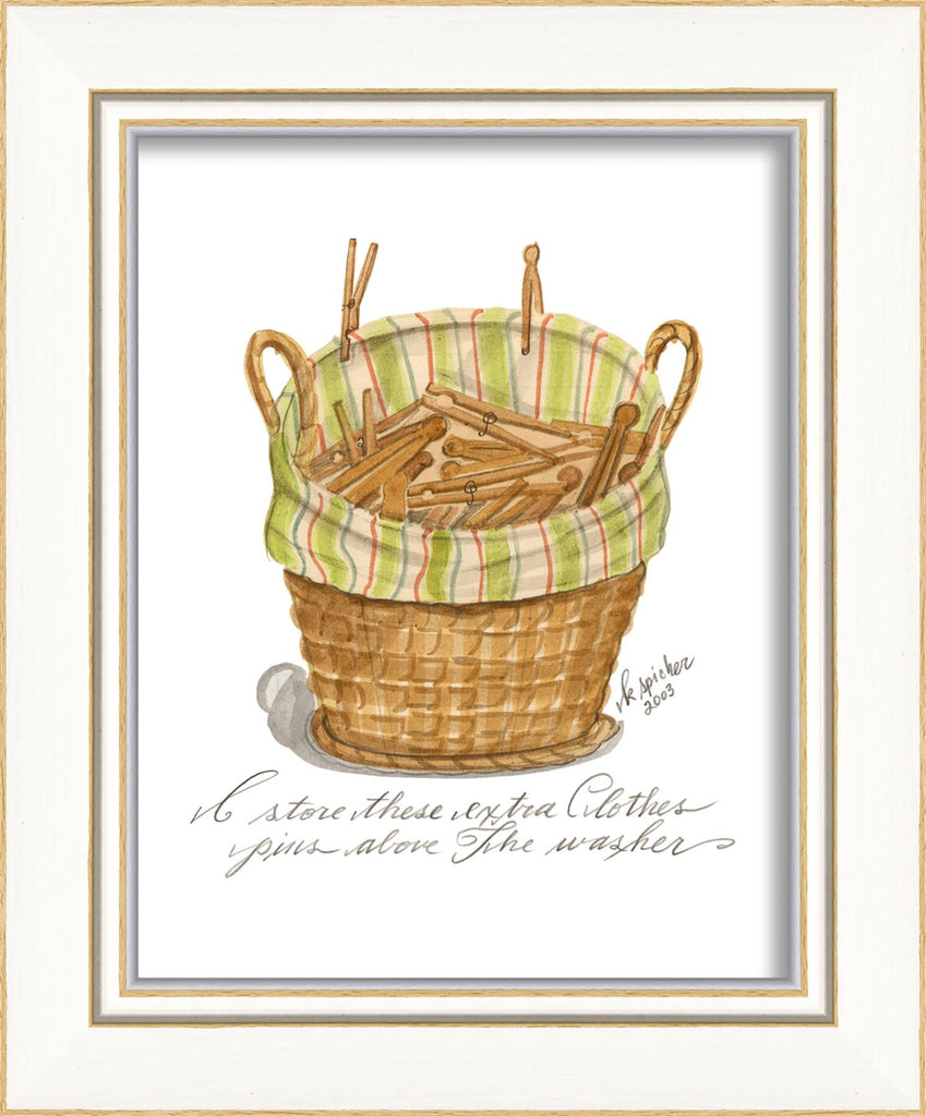 Spicher & Company KI Extra Clothes Pins Basket 22365