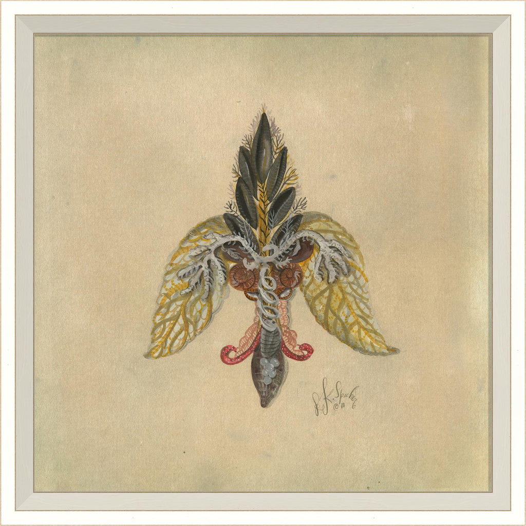 Spicher & Company WC Seashell Fleur de Lis 5 22581