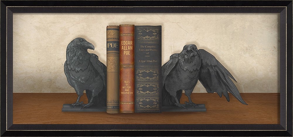 Spicher & Company BC Bookends Quote the Raven 26133