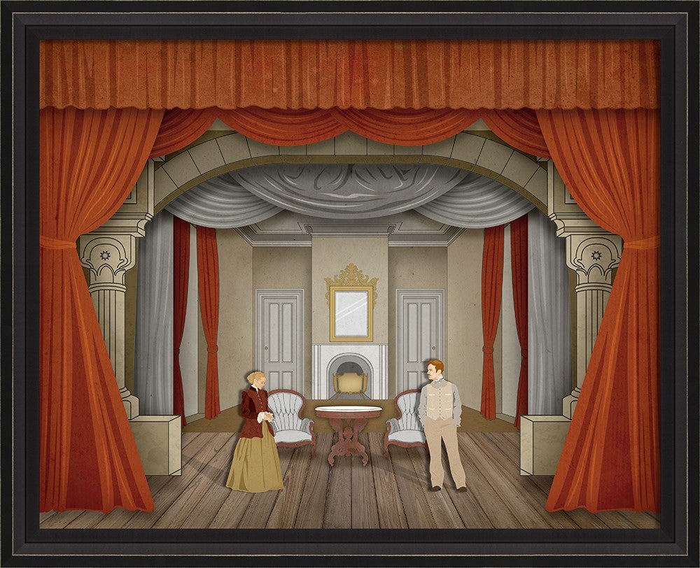 Spicher & Company BCBL Theater Stage The Good Ended Happily with characters lg 27081