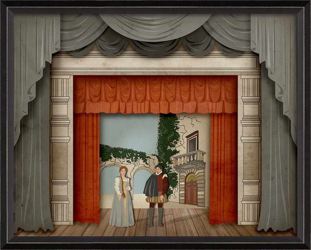 Spicher & Company BC Theater Stage To Be or Not to Be with characters sm 27094