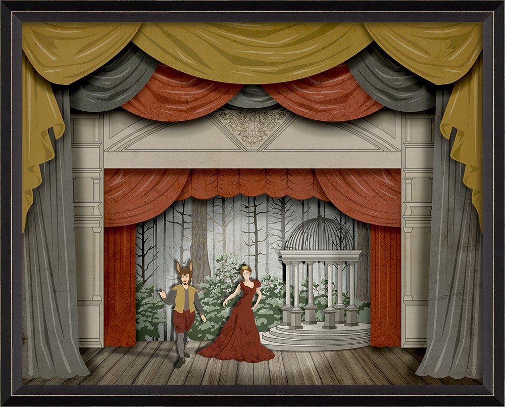 Spicher & Company BC Theater Stage What Fools These Mortals Be with characters sm 27095