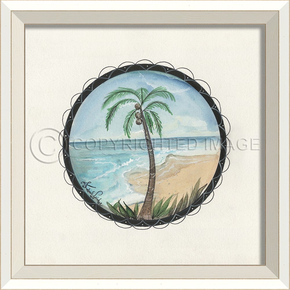 Spicher & Company WC Porthole to the Palm Tree 27132