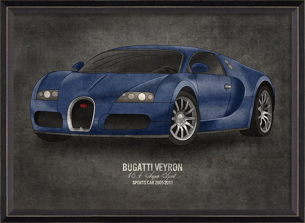 Spicher & Company BC Bugatti Veyron 17x24 27616