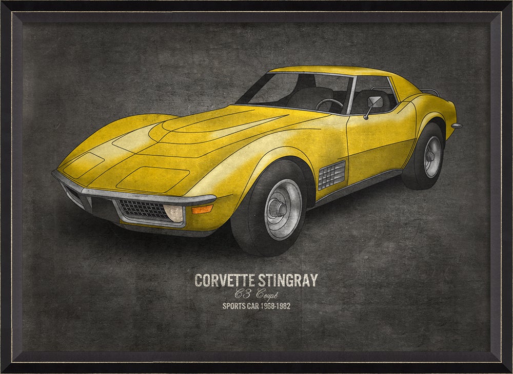 Spicher & Company BC Corvette Stingray 17x24 27618