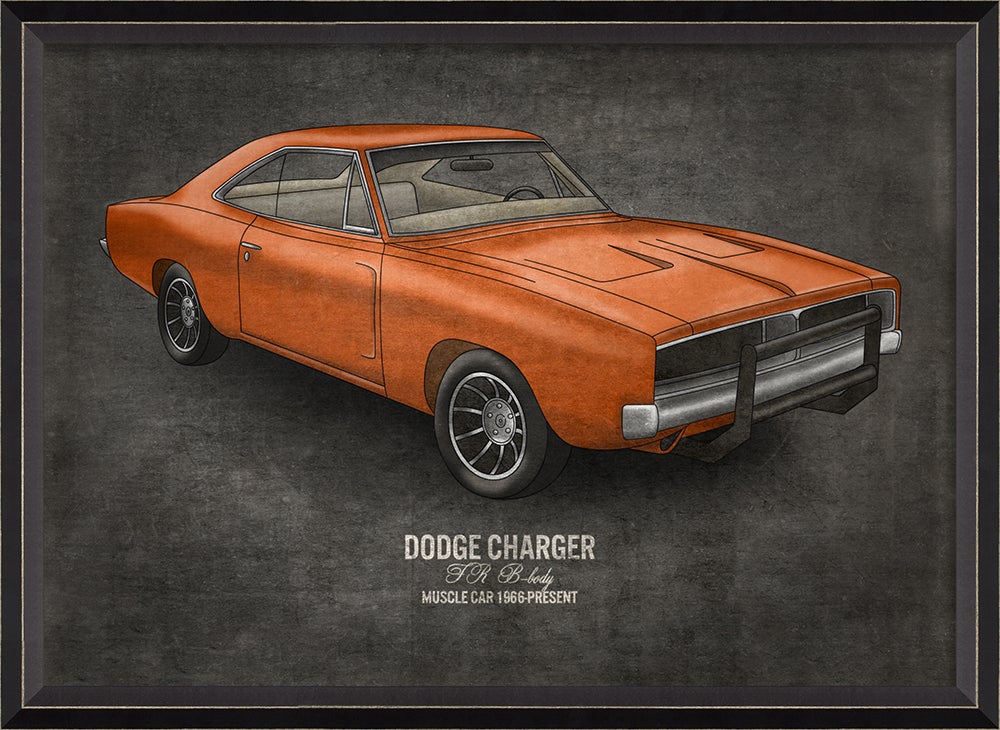 Spicher & Company BC Dodge Charger 17x24 27620