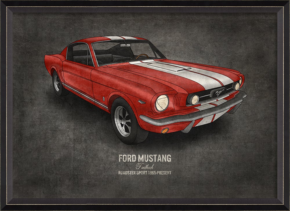 Spicher & Company BC Ford Mustang 17x24 27626