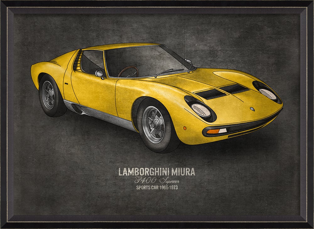 Spicher & Company BC Lamborghini Miura 17x24 27628