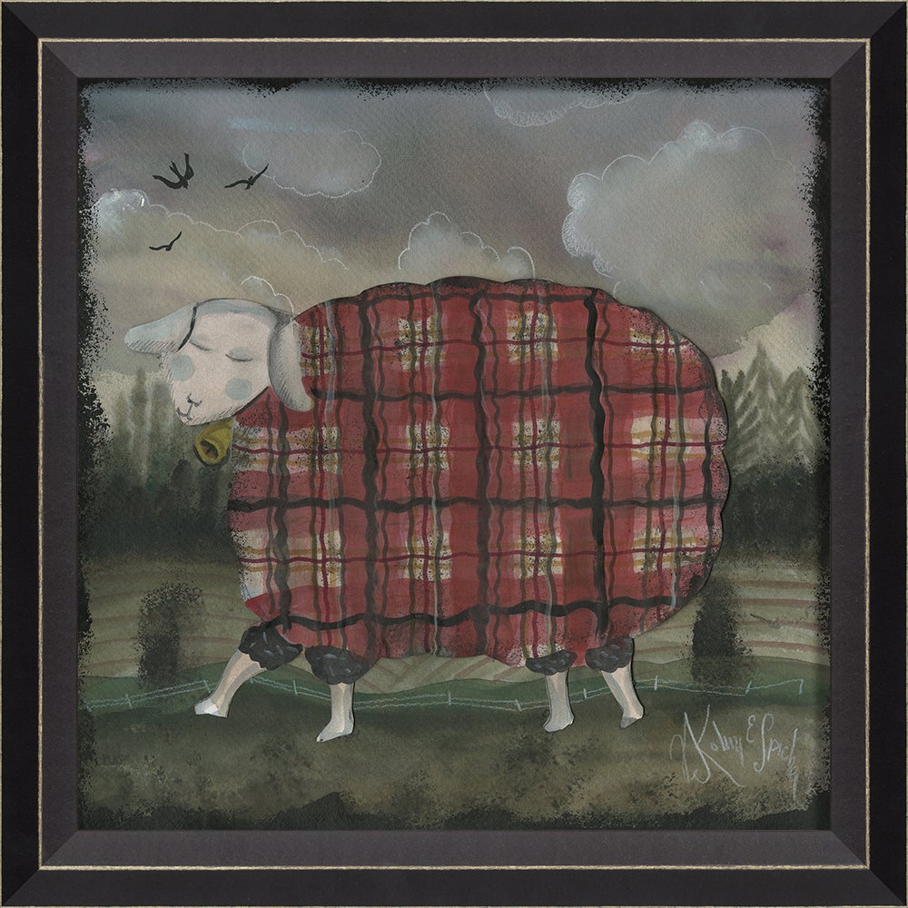 Spicher & Company BC Sheep in Red Plaid 27646