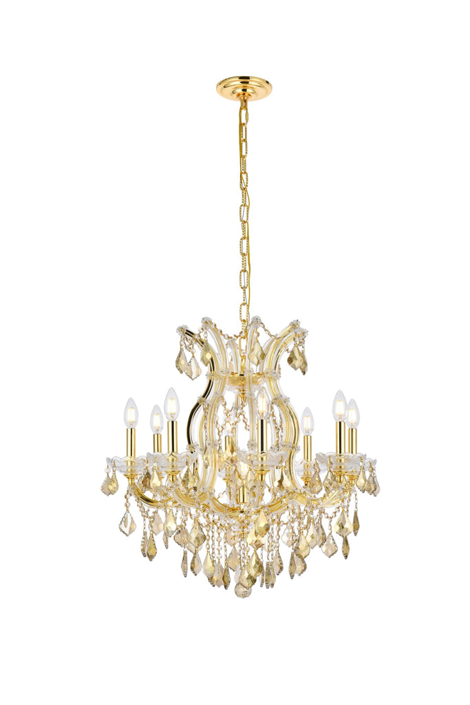 Elegant Lighting Chandelier Royal Cut 2800D26G-GT/RC