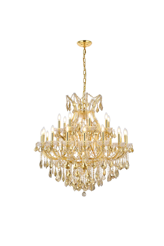 Elegant Lighting Chandelier Royal Cut 2800D36G-GT/RC