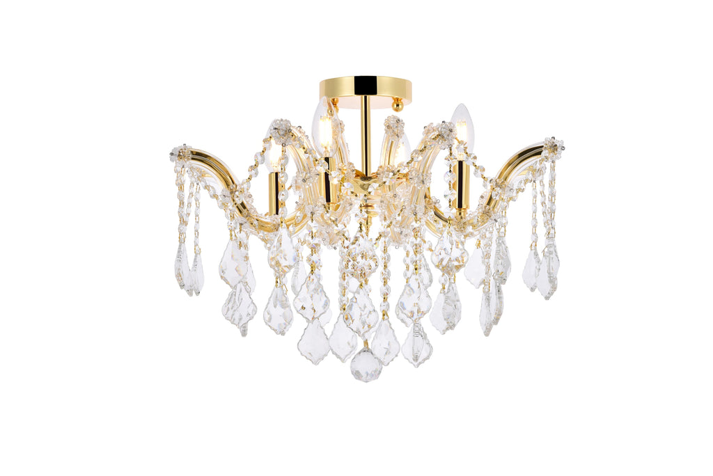 Elegant Lighting Flush Mount Light Royal Cut 2800F18G/RC