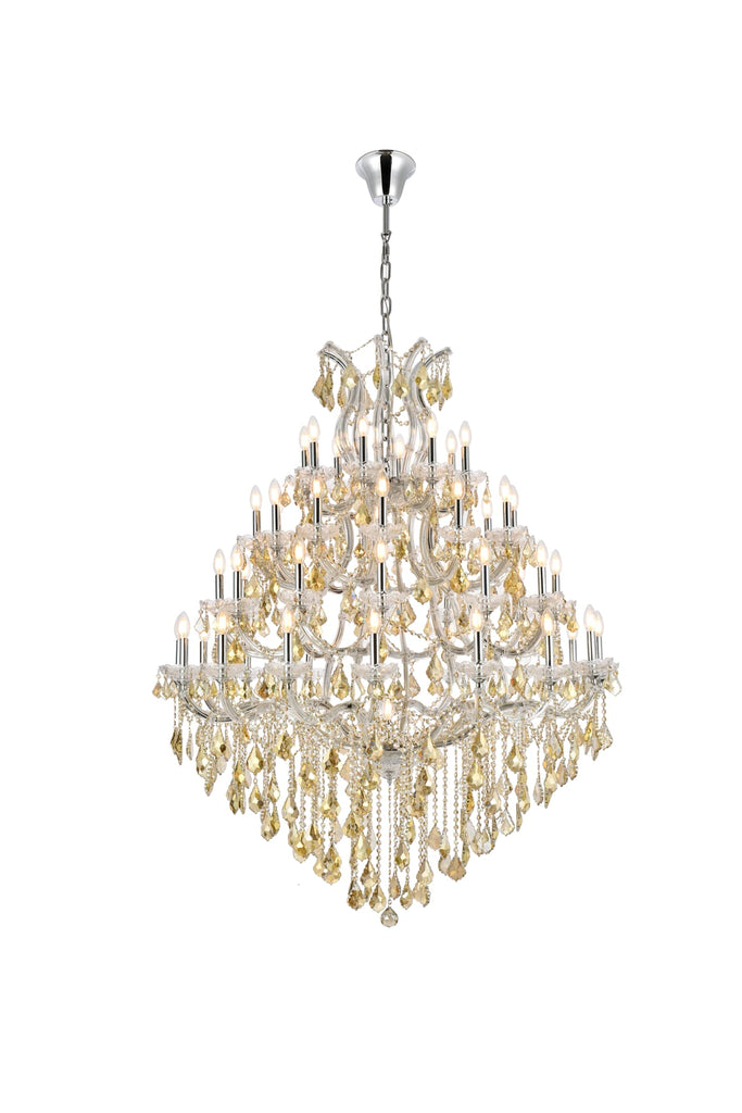 Elegant Lighting Chandelier Royal Cut 2800G46C-GT/RC