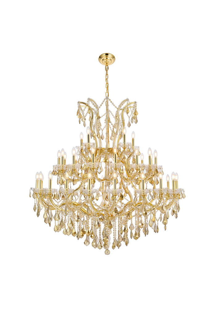 Elegant Lighting Chandelier Royal Cut 2800G52G-GT/RC