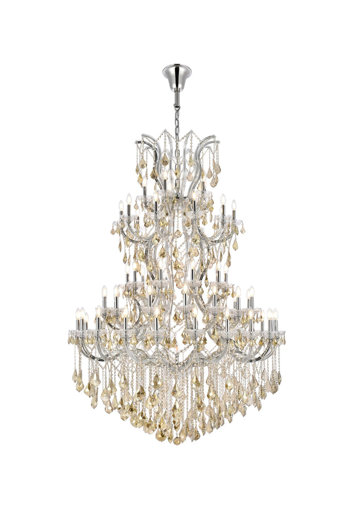 Elegant Lighting Chandelier Royal Cut 2800G54C-GT/RC