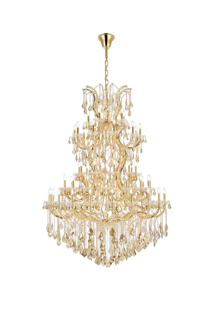 Elegant Lighting Chandelier Royal Cut 2800G54G-GT/RC