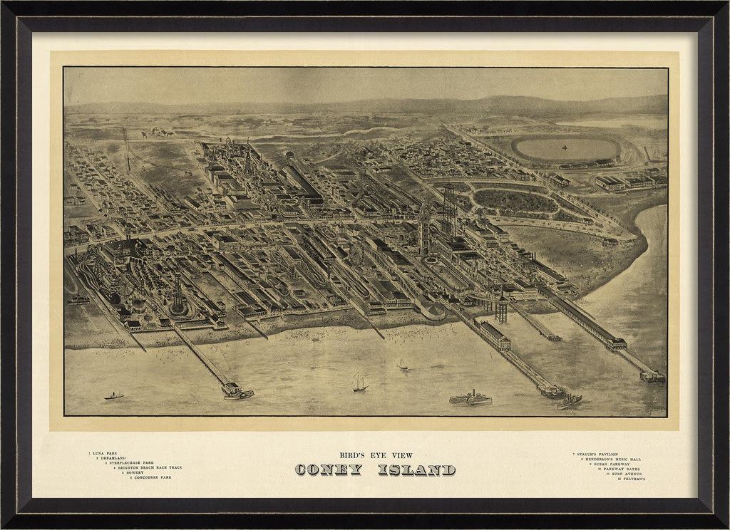 Spicher & Company BC Coney Island MAP 1906 30010