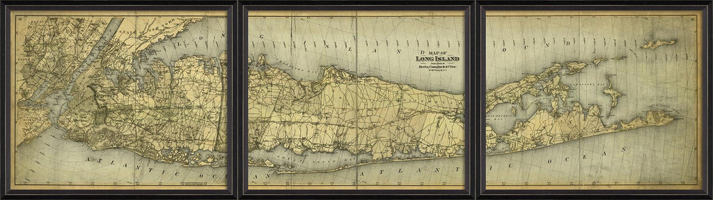 Spicher & Company BC MAP of Long Island trip tic 30151