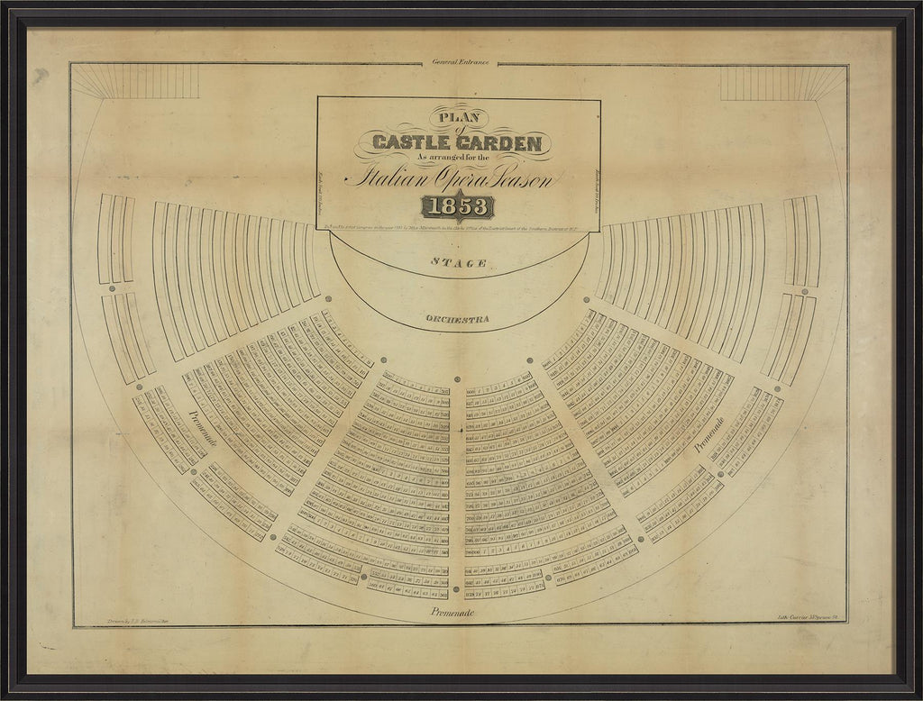 Spicher & Company BCBL Castle Garden Opera 1853 30176