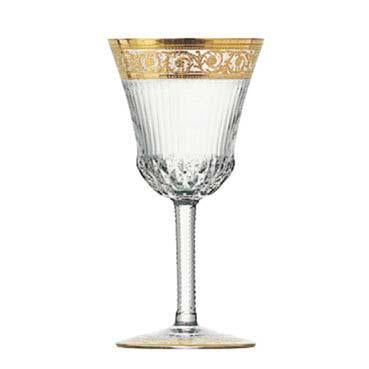 St Louis Crystal Thistle Gold #6 Cordial Glass