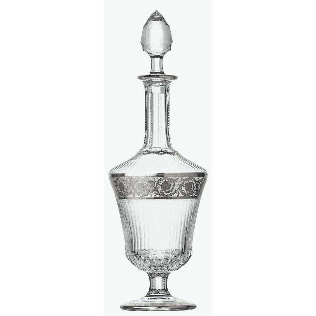 St Louis Crystal Thistle Gold Wine Carafe