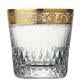 St Louis Crystal Thistle Gold #3 Medium Old Fashion